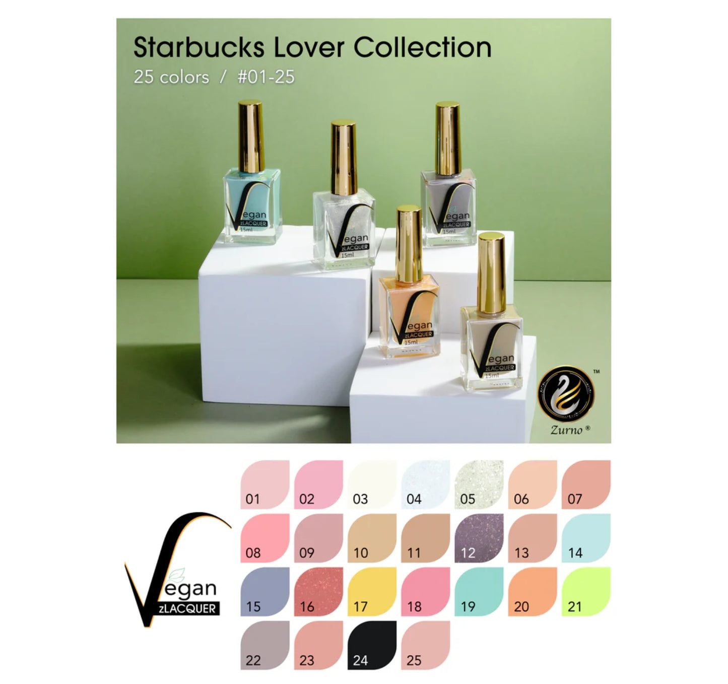 Polish zLacquer Pinkish Collection #289-312