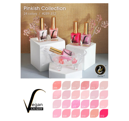 Polish zLacquer Pinkish Collection #289-312 - WS